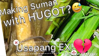 How to make Suman Kamoteng Kahoy  with HUGOT ! 😂 | kim stories