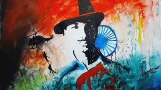 how to draw Independence Day for beginner | 15 August drawing Sardar Bhagat Singh drawing