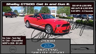 2008 Ford Mustang Shelby GT500 Convertible | In Depth Walk Around Review | Spits a Mean 500 Horses