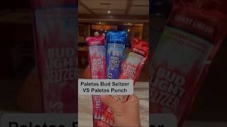 Paletas Bud Light Seltzer VS Paletas Punch #compare