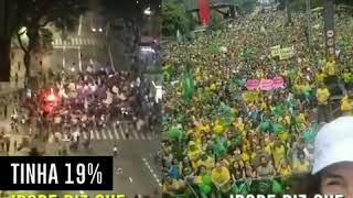 HADDAD X BOLSONARO EM SÃO PAULO-SP - IBOPE E DATAFOLHA DIZ UMA COISA O POVO DIZ OUTRA