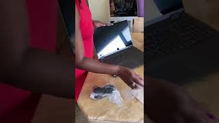 Unboxing from micro center Lenovo thinkpad... intel i7 10th gen