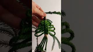 #macrame #christmas #tree #ornaments |Macrame Christmas tree🎄