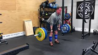 2/5/18 Deadlift 2ct Pause 300x5 @8 ws 2/3