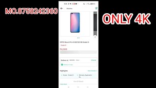 From cashify super sale grade E oppo reno3 pro | oder for customer