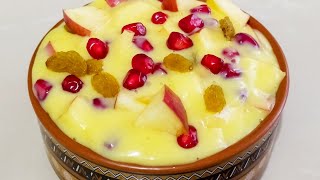 Healthy Fruit Custard recipe | क्रीमी और स्वादिष्ट कस्टर्ड की रेसिपी जिसे खाके मेहमान भूल ना पाए