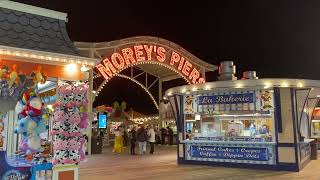 🎢Morey's Piers At Night on the Wildwood Boardwalk, NJ! #boardwalk  #wildwoodnewjersey #jerseyshore