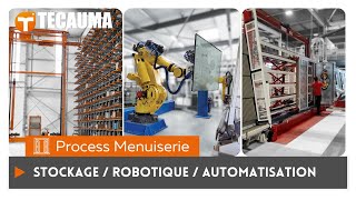 Solutions de stockage automatique, robotique et automatisation pour la Menuiserie Industrielle