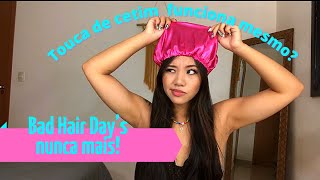 TOUCA DE CETIM funciona ? | diga adeus aos Bad Hair Day’s!