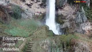 Edessa Waterfalls December 2017 - Dji Mavic Pro footage