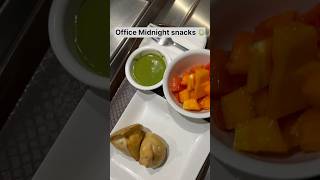 What I Eat In Office Midnight Snacks/ Office free snacks/ Office meal #viral #officefood #officelife