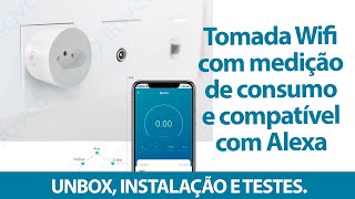 Tomada Wifi com medição de consumo e compatível com Alexa