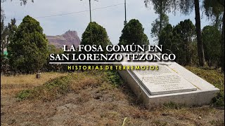 La fosa común en San Lorenzo Tezonco