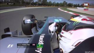 Spain2015 FP3 Hamilton Spins