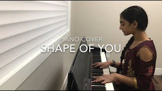 Shape of You Piano Cover | Ed Sheeran | Ananya Parlapalli