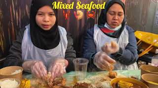 Dinner at Shrimp Seafood Restaurant/ Mukbang/lobster/ crabs/ shrimp/ Al-Bahah /Nov. 28, 2020