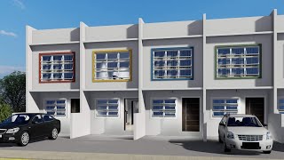 La Priscilla Homes - Front Units- 2-Storey Townhouse for Sale Panglao Island, Bohol, Philippines