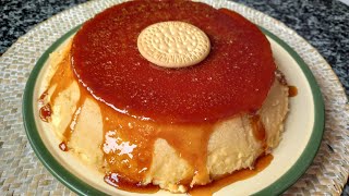 FLAN DE GALLETAS MARÍA. Este postre no puede faltar en tu mesa, todos te felicitaran!!