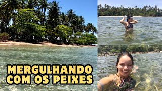 Mergulho na ILHA de BOIPEBA - Que praia incrível!!! Água transparente