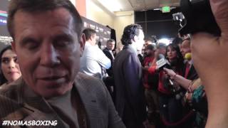 Chavez Sr, Happy about the fan turnout during the canelochavez  press tour