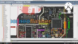 jalur sinyal redmi not 8 pro dengan bantuan schematics borneo