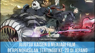 Jujutsu Kaisen 0 Menjadi Film Berpenghasilan Tertinggi ke-20 di Jepang