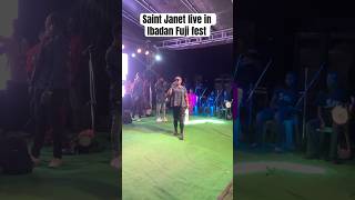 SAINT JANET LIVE IN IBADAN FUJI FEST #fuji #afrobeat #barristerbabu #youtubeshorts #africa