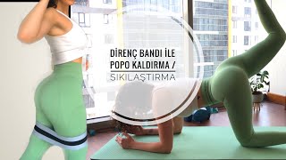 Direnç Bandı İle Kalça Antrenmanı | Antrenman Öncesi Yediklerim