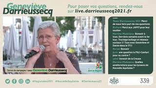 LIVE | Huitième Carnet de campagne avec Geneviève Darrieussecq