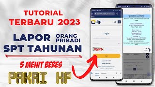 Cara Lapor Pajak Djp Online 2024 Pakai Hp