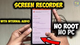 Screen Recorder with Internal Audio in Android | Record In Game Audio | NO ROOT NO PC | TezaRock