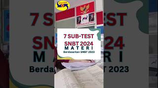 7 Sub-Test SNBT 2024 Materi Berdasarkan SNBT 2023 #ptn #ptnews #utbk #bimbel