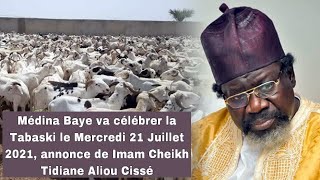 Imam Cheikh T. Cissé annonce le jour de la Tabaski 21 Juillet 2021