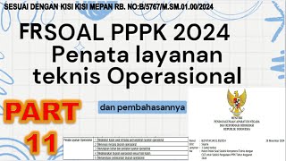 LATIHAN SOAL PENATA LAYANAN OPERASIONAL PPPK 2024 | & PEMBAHASANNYA | #pppkteknis #pppk #p3kteknis