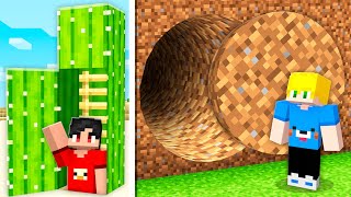 FIZ os MELHORES ESCONDERIJOS no Minecraft!