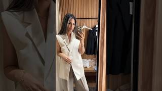 VB X MANGO TRY ON HAUL #shorts #fashion #ootd