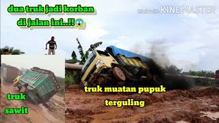 Detik-Detik Truk Terguling!!