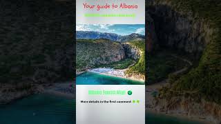 GUIDE to ALBANIA! Gjipe Beach 🌊 Hidden Gem of #Albania! #shorts