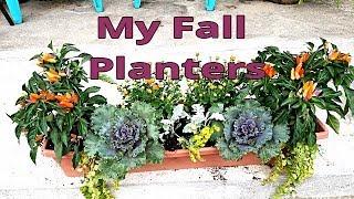 Diy 2018 fall planters for your front  porch (Diy mommy challenge )