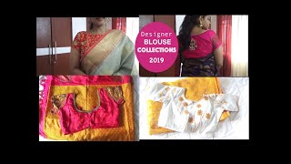 6 TRENDING DESIGNER BLOUSES COLLECTION 2019 | LOOKBOOK |TAMIL |