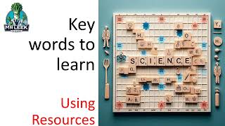 Using resources key definitions video