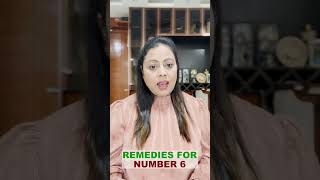 Remedies for Number 6 | Number 6 | Remedies | Numerology | Mamta Dubey | #shortsfeed