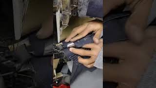 HOW TO SEAM JEANS BY USING FEED OFF THE ARM SEWING MACHINE ( MODLE: 35800 ) #Shorts