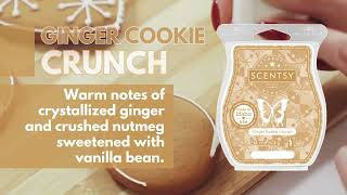 Ginger Cookie Crunch Scentsy Bar Fragrance Description