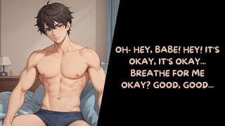 [M4A] Sleepy Boyfriend Comforts You during a Thunderstorm [Sleep Aid] [Thunder] [Rain] [M4M] [M4F]