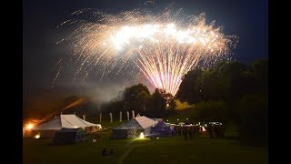 Wedding Fireworks at The Party Field