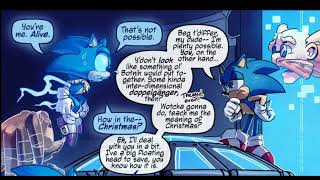 Sonic Comic Dub: Ghost Sonic meets Fleetway Comic Sonic?