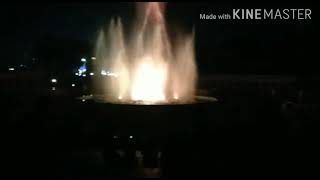 Water fountain ಆಲಮಟ್ಟಿ ಗಾರ್ಡನ್ ನಲ್ಲಿಯ ಕಾರಂಜಿ