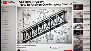 Statics Review: How to Analyze Overhanging Beams!