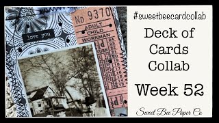 Week 52 Collage Collab | Deck of Cards Collab Weekly Project | Collage Challenge #sweetbeecardcollab